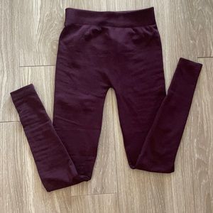 fleece lined leggings